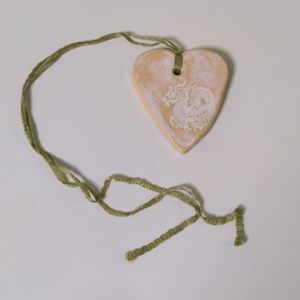 Handmade Clay Necklace from Local Artist